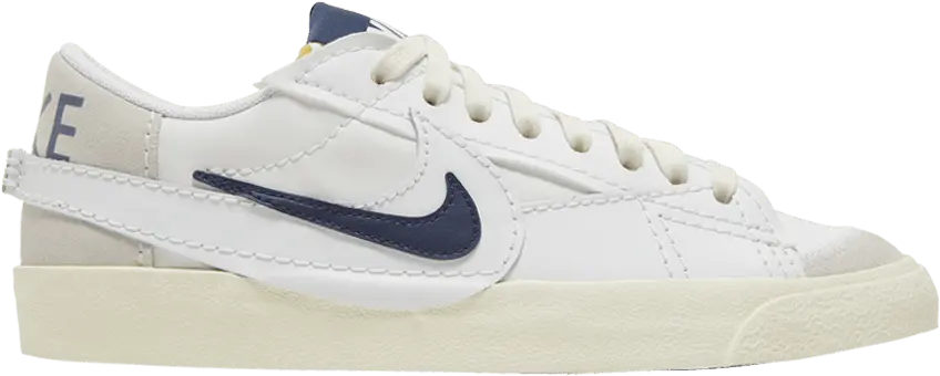  Nike Blazer Low 77 Jumbo SE Summit White Midnight Navy