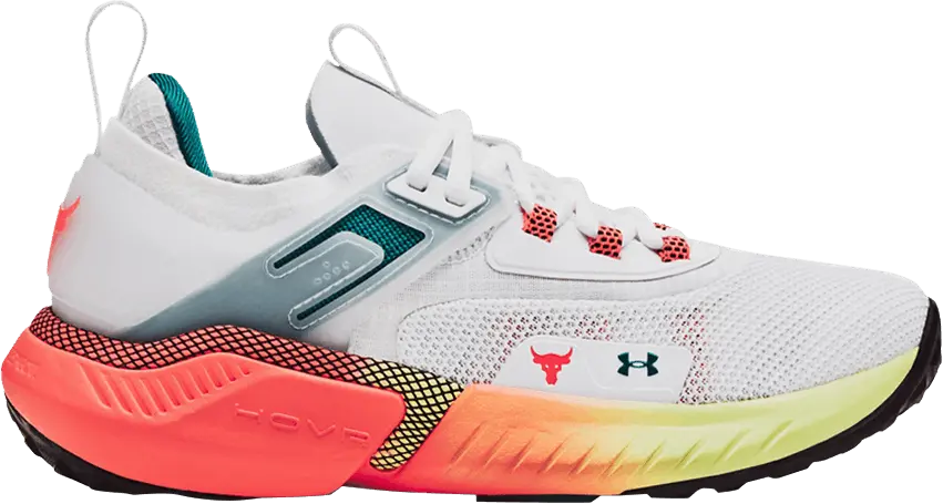  Under Armour Project Rock 5 GS &#039;White After Burn&#039;