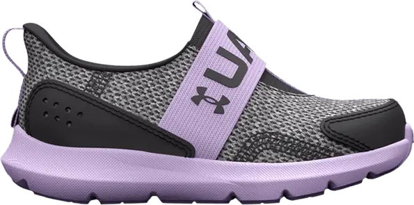 Under Armour Surge 3 Slip TD &#039;Jet Grey Nebula Purple&#039;