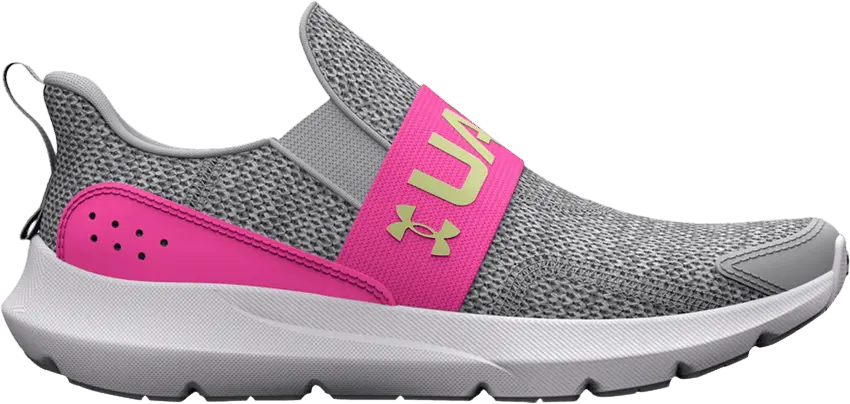  Under Armour Surge 3 Slip PS &#039;Halo Grey Rebel Pink&#039;