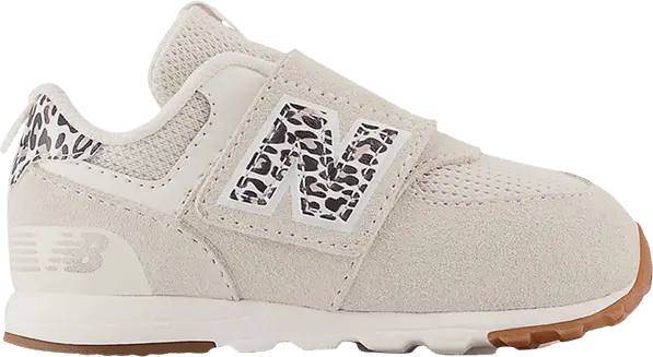  New Balance 574 New-B Hook &amp; Loop Toddler &#039;Leopard&#039;