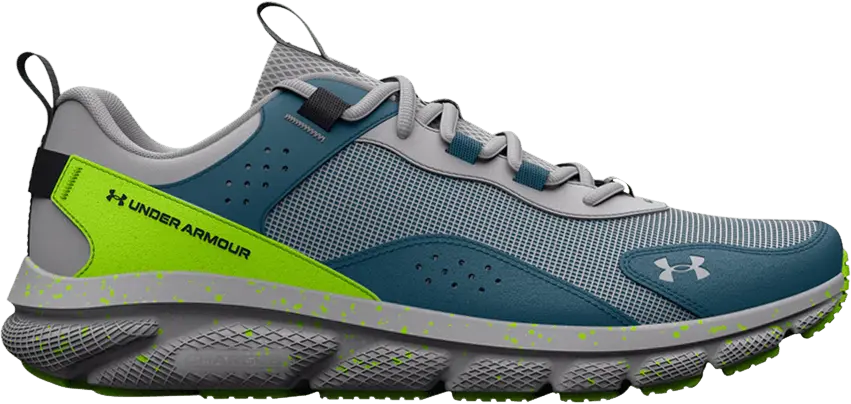 Under Armour Charged Verssert Speckle &#039;Mod Grey Lime Surge&#039;