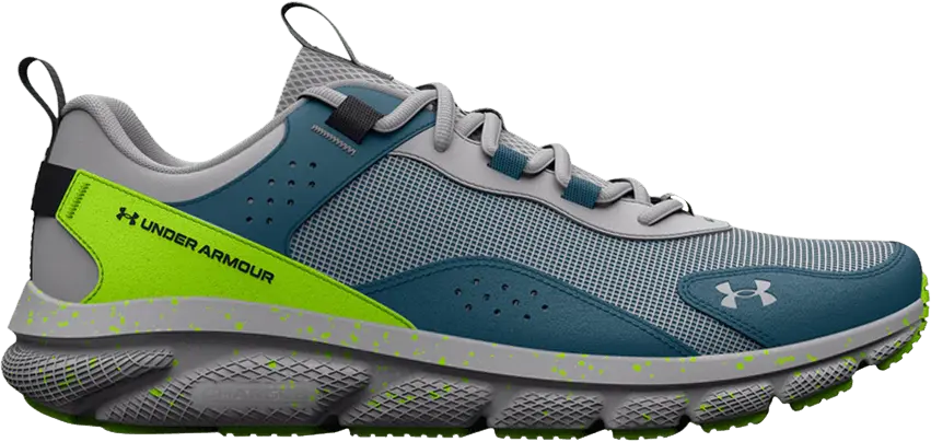  Under Armour Charged Verssert Speckle &#039;Mod Grey Lime Surge&#039;