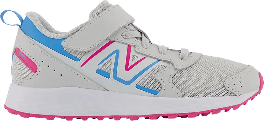  New Balance Fresh Foam 650 Bungee Lace Top Strap Big Kid Wide &#039;Summer Fog Hi-Pink&#039;