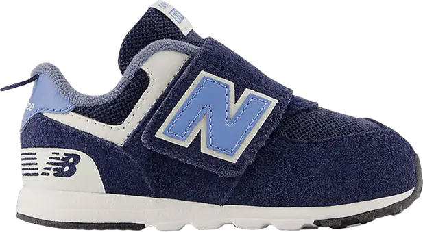  New Balance 574 New-B Hook &amp; Loop Toddler Wide &#039;Heritage Blue&#039;