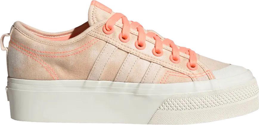  Adidas Wmns Nizza Platform &#039;Acid Wash - Bliss Orange&#039;