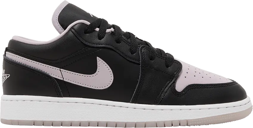  Jordan 1 Low SE Black Iced Lilac (GS)