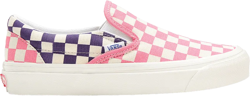  Vans Classic Slip-On 98 DX &#039;Anaheim Factory - Pink Purple Checkerboard&#039;