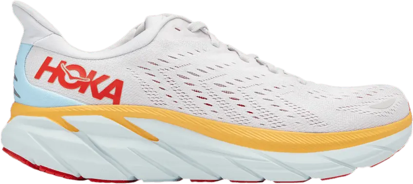  Hoka One One Clifton 8 Wide &#039;Nimbus Cloud Yellow&#039;