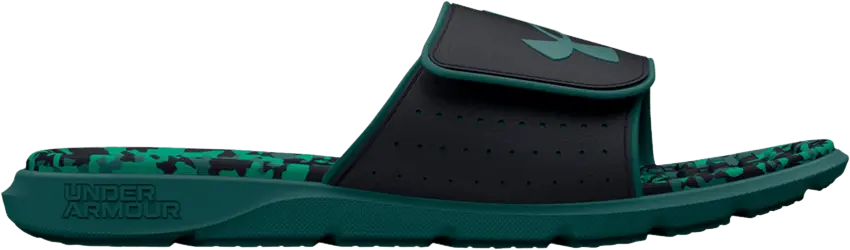  Under Armour Ignite Pro Graphic Footbed Slide &#039;Coastal Teal Camo&#039;