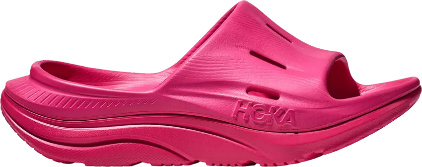  Hoka One One Ora Recovery Slide 3 &#039;Pink Yarrow&#039;