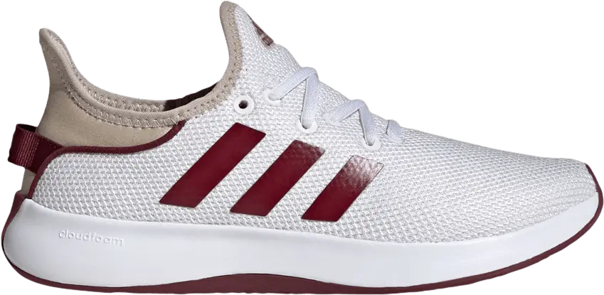  Adidas Wmns Cloudfoam Pure &#039;White Shadow Red&#039;