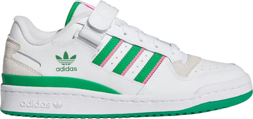  Adidas Wmns Forum Low &#039;White Green Pink&#039;