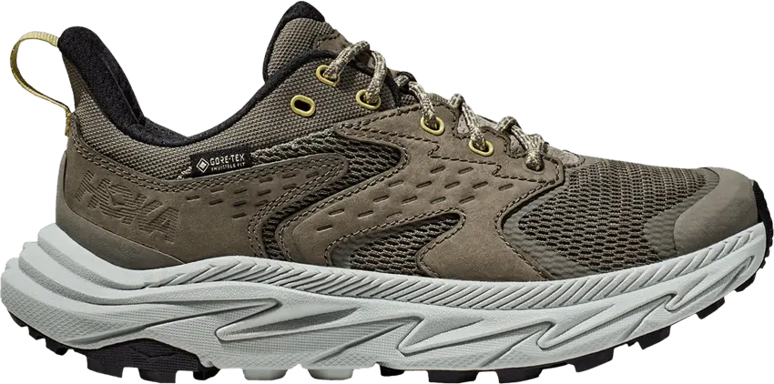  Hoka One One Anacapa 2 Low GORE-TEX Kids &#039;Olive Haze Mercury&#039;