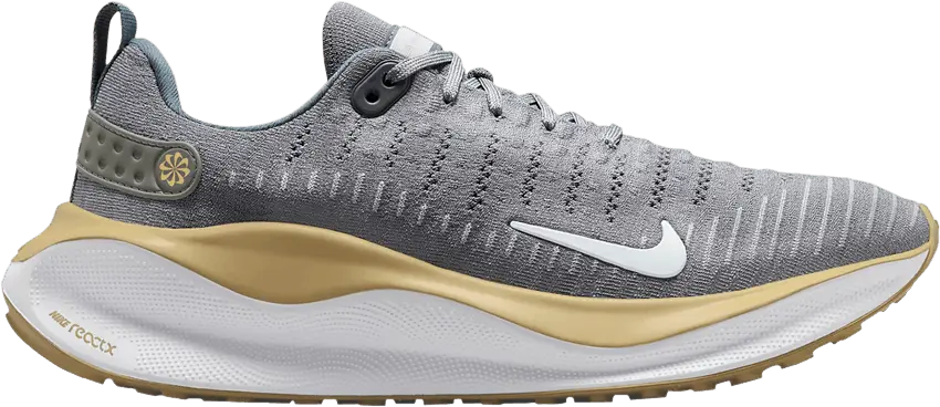  Nike ReactX Infinity Run 4 &#039;Cool Grey Vegas Gold&#039;