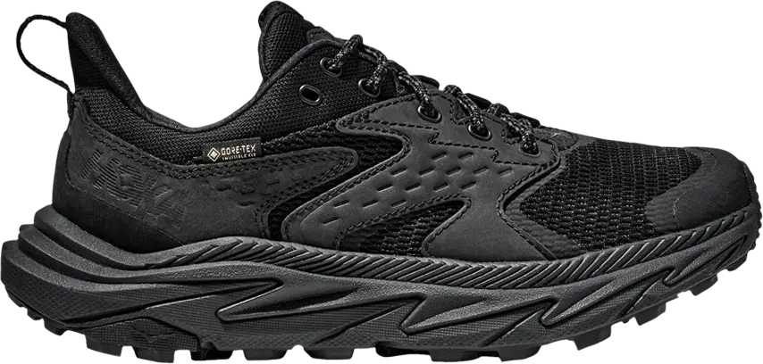  Hoka One One Anacapa 2 Low GORE-TEX Kids &#039;Triple Black&#039;