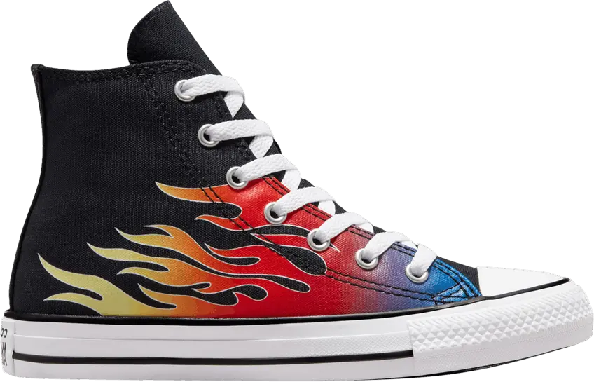  Converse Chuck Taylor All Star High GS &#039;Cars - Flames&#039;