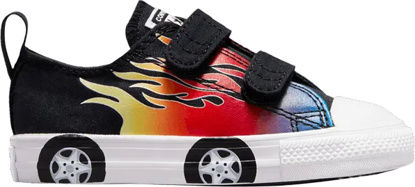  Converse Chuck Taylor All Star Easy-On Low TD &#039;Cars - Flames Black&#039;