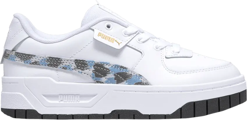  Puma Cali Dream Big Kid &#039;Animal Print - White Racing Blue&#039;