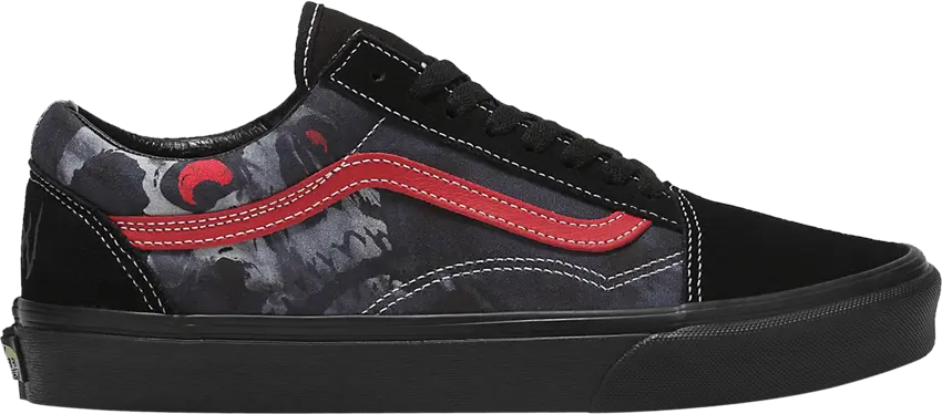  Vans Old Skool &#039;Midnight Shift Black Skull&#039;