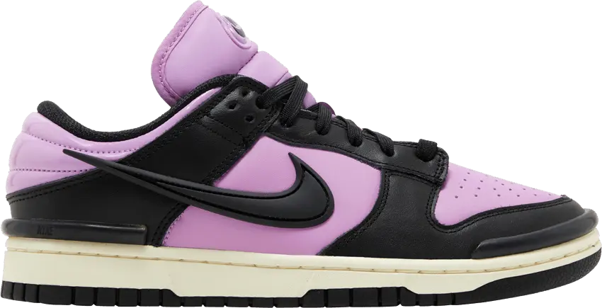  Nike Wmns Dunk Low Twist &#039;Black Rush Fuchsia&#039;