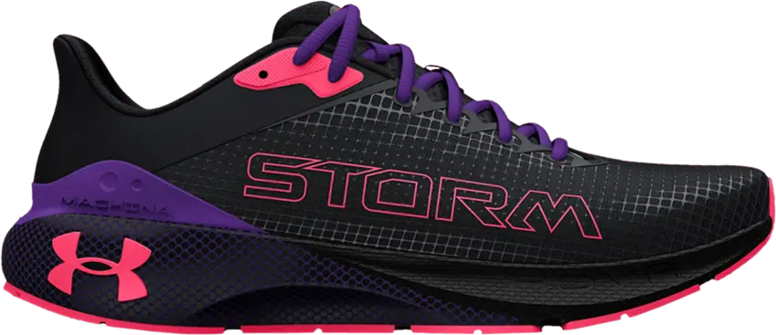  Under Armour Wmns HOVR Machina &#039;Storm - Black Pink Shock&#039;