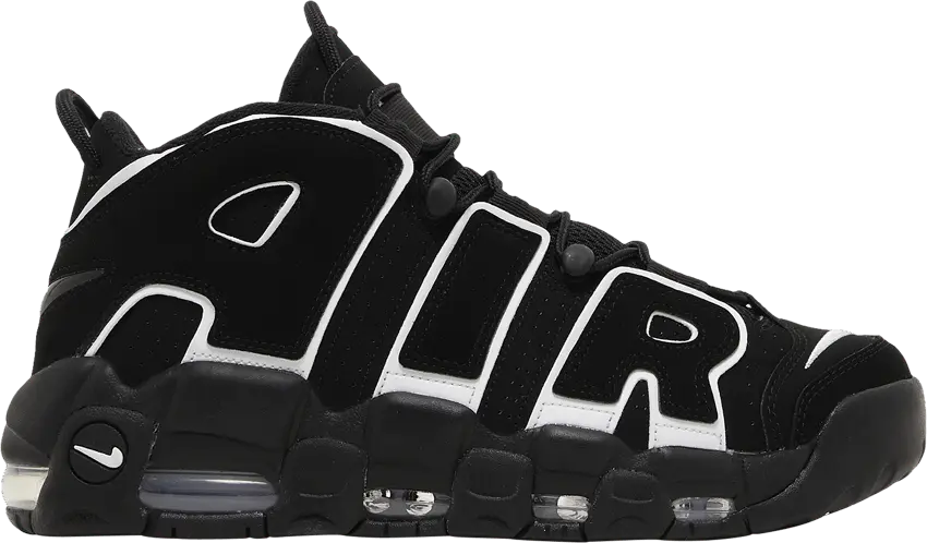  Nike Air More Uptempo 96 Black White (2023)