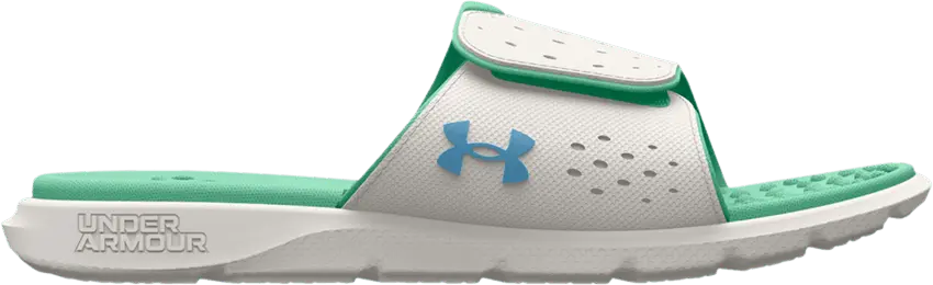  Under Armour Ignite Pro Slide GS &#039;Grey Mist Tonic&#039;