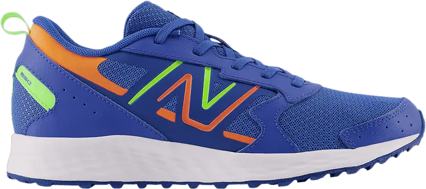  New Balance Fresh Foam 650 Big Kid X-Wide &#039;Cobalt Blaze Orange&#039;