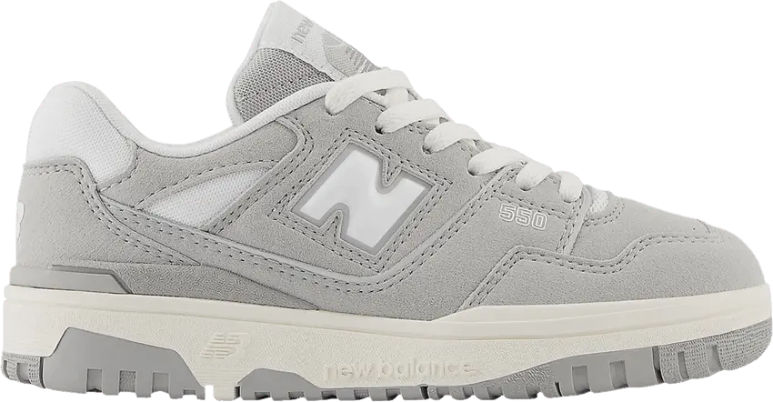  New Balance 550 Little Kid &#039;Suede Pack - Concrete&#039;