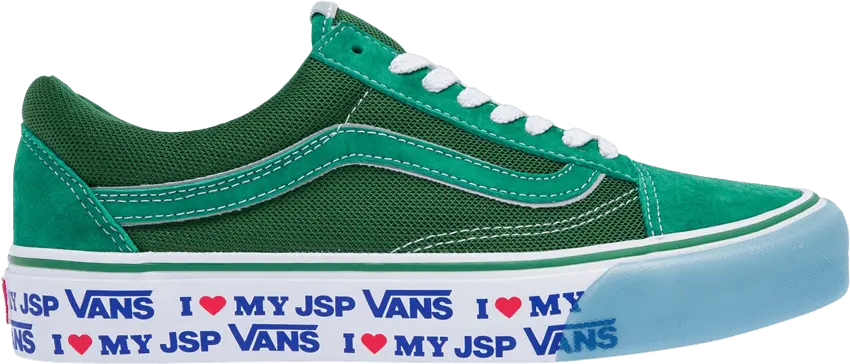  JSP x Old Skool VLT LX &#039;I Love My JSP Vans - Green&#039;