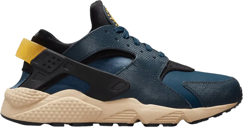  Nike Air Huarache Premium Armory Navy University Gold