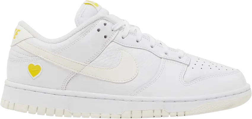  Nike Dunk Low Valentine&#039;s Day Yellow Heart (Women&#039;s)