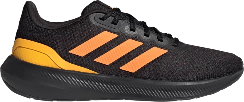  Adidas Runfalcon 3.0 Cloudfoam Low &#039;Black Screaming Orange&#039;