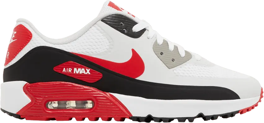  Nike Air Max 90 Golf White Black University Red