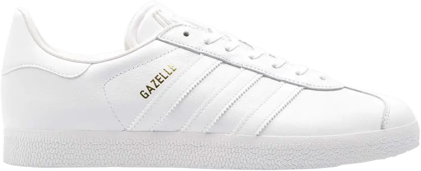  Adidas adidas Gazelle White/White-Gold Metallic