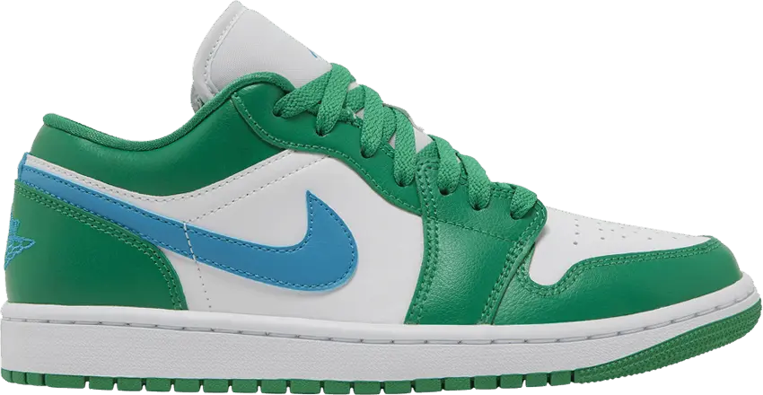  Jordan 1 Low Lucky Green Aquatone (Women&#039;s)