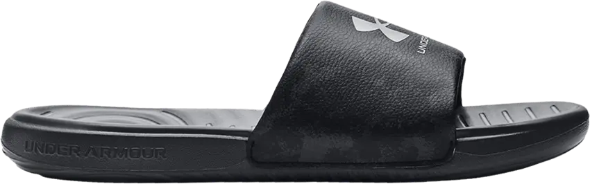  Under Armour Ansa Graphic Slide &#039;Black Pitch Grey&#039;