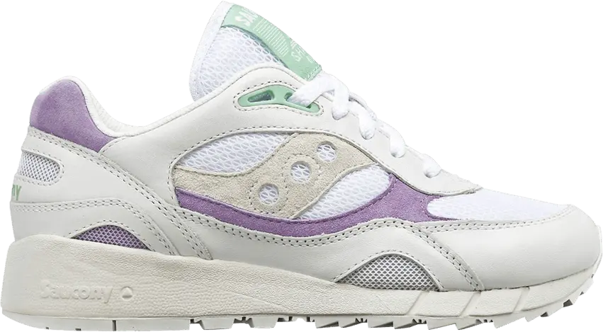  Saucony Wmns Shadow 6000 &#039;White Purple Green&#039;