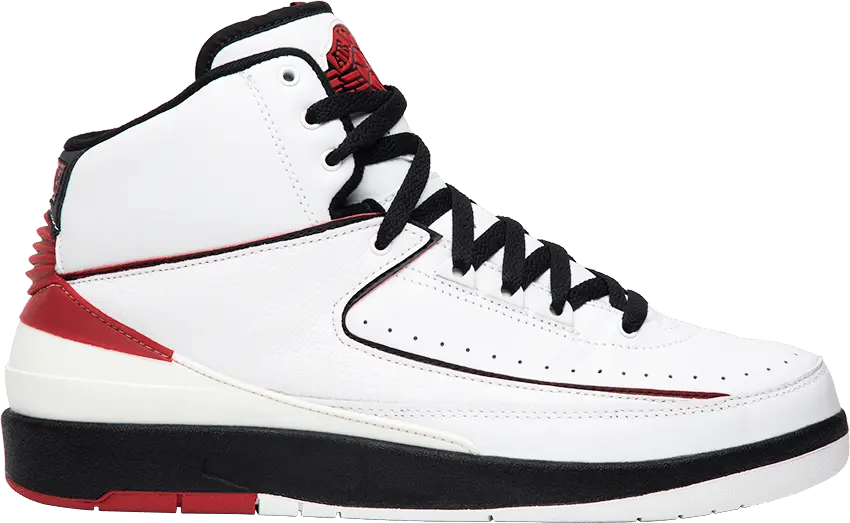  Jordan 2 Retro White Varsity Red (2004)