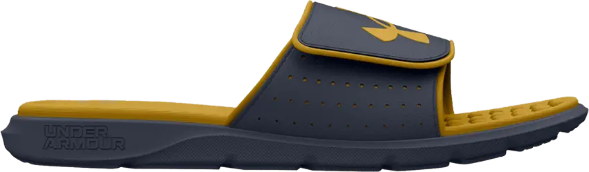  Under Armour Ignite Pro Slide &#039;Downpour Grey Yellow&#039;