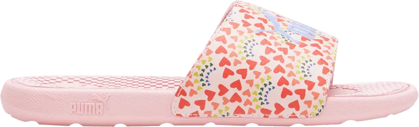 Puma Cool Cat Slide Big Kid &#039;Rainbow Sunset&#039;