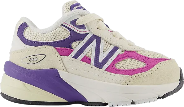  New Balance Teddy Santis x 990v6 Toddler X-Wide &#039;Macadamia Nut Magenta&#039;