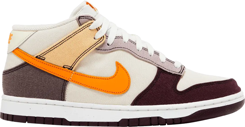  Nike Dunk Mid Coconut Milk Plum Orange