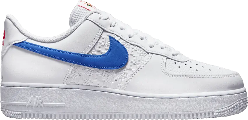  Nike Air Force 1 &#039;07 &#039;Embossed Hoops - Racer Blue&#039;