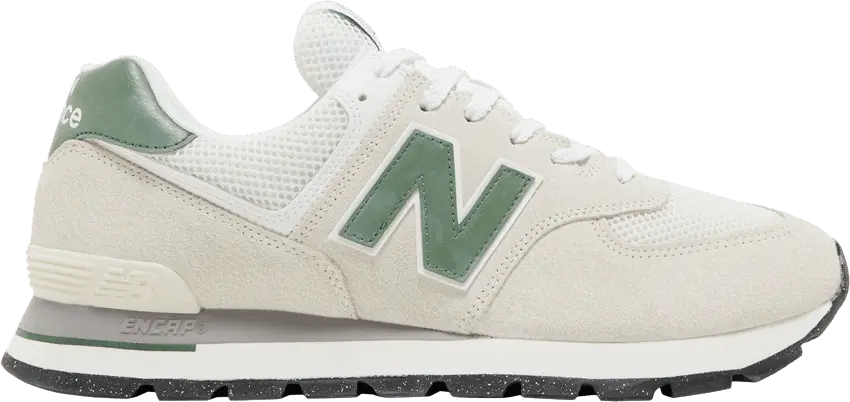  New Balance 574 Rugged &#039;White Green&#039;