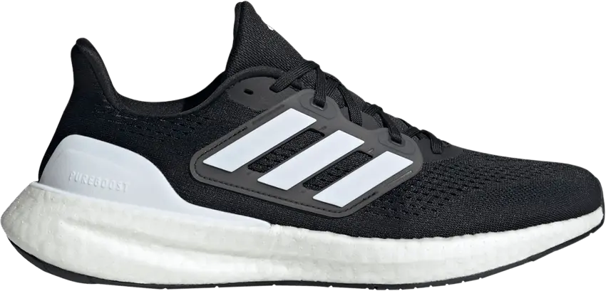  Adidas PureBoost 23 Wide &#039;Black White&#039;