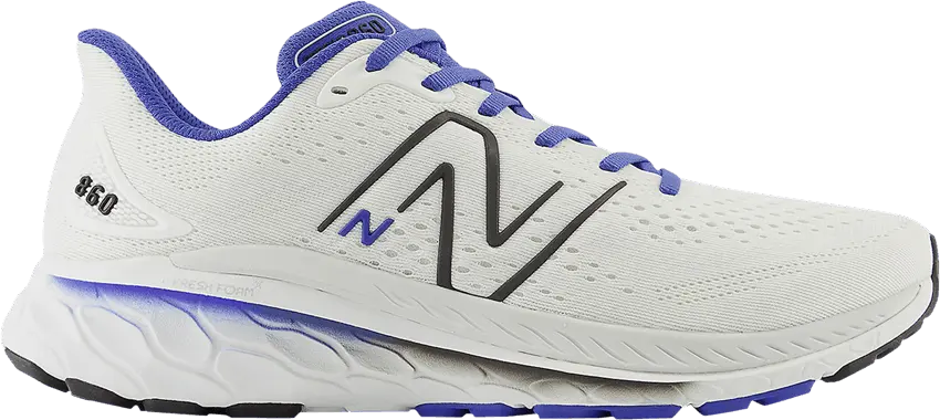  New Balance Fresh Foam X 860v13 2E Wide &#039;White Marine Blue&#039;