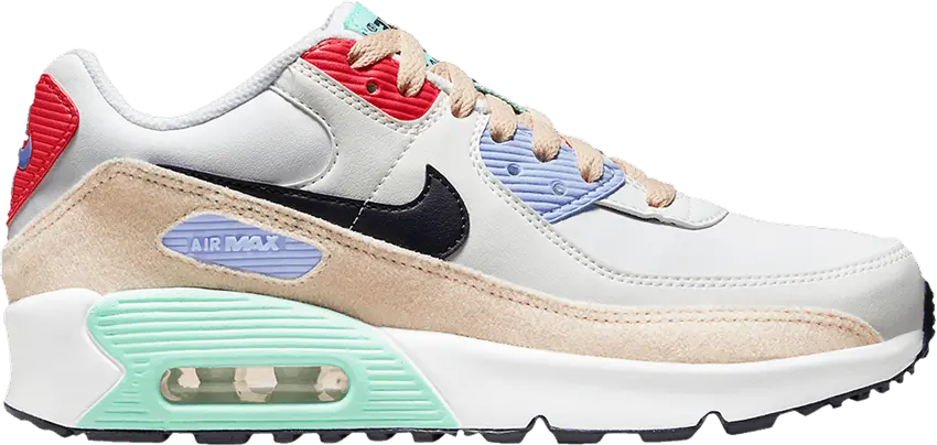  Nike Air Max 90 Leather Patches (GS)