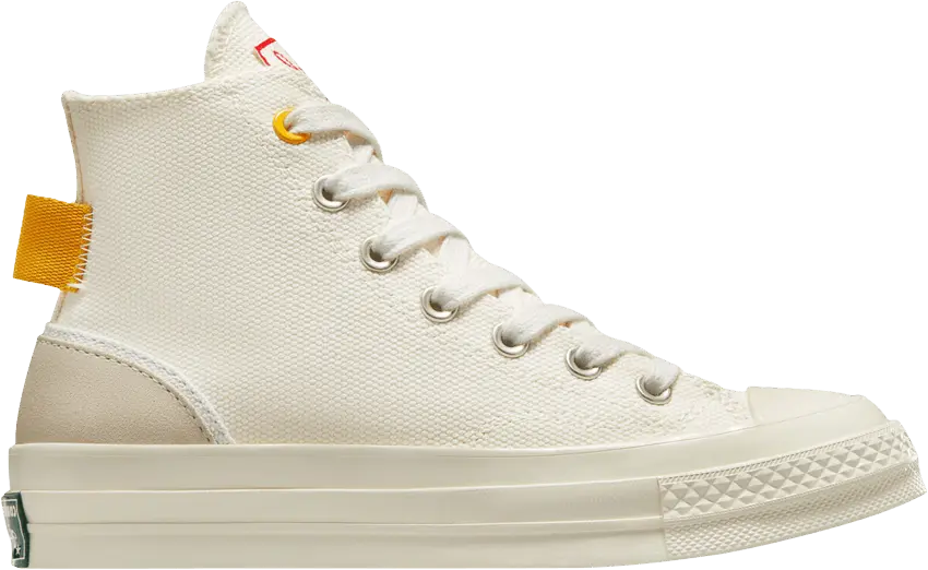  Converse Wmns Chuck 70 High &#039;Egret Yellow&#039;